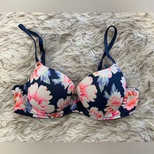Victoria's Secret PINK Floral Bra - 'wear everywhere lightly lined' - 34A